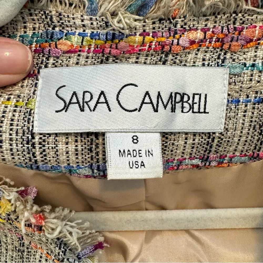 Sara‎ Campbell Long Line Blazer